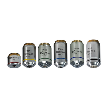 Infinity Plan Achromatic Objective Set, SKU BM13013032, three quarter front view