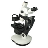 6.7X-45X Professional Jewelry Gem Stereo Zoom Microscope, Trinocular, Fluorescent/Halogen Light, Dark Field, SKU JM05010201, three quarter front view