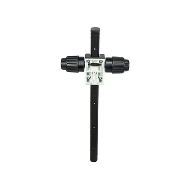 Track Length 520mm Focus Distance 385mm Fine Focus Track Stand Pole Assembly, SKU ST02041306-0001, three quarter front view