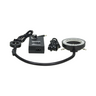 3W DC 12V LED Light LED Quantity 60 Post Hole Diameter of Focusing Rack Dia. 25mm LED Ring Light (3W ID60mm 60Bulbs), SKU ML46241811, three quarter front view