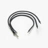 Optical Fiber Cable Length 600mm 600mm Triple Gooseneck Light Guide, SKU SCHOTT-KL-154.302, three quarter front view