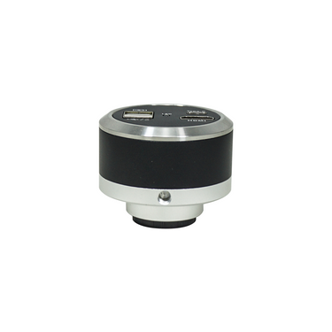 2MP HDMI / USB 2.0 CMOS Color Microscope Camera, SKU DC43911211, three quarter front view