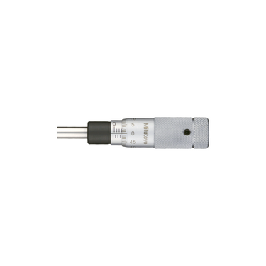 0-0.50″ Mechanical Micrometer Head Graduation 0.001″ 0.5" Flat Zero-Adjustable Mechanical Micrometer Head (Thimble Diameter: Dia. 13mm), SKU Mitutoyo-148-501, three quarter front view