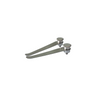 Microscope Stage Clips (Pair) for Polarizing Microscopes, SKU PL03025291, three quarter front view