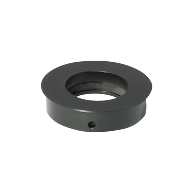 76mm Focus Rack Adapter, 50mm Scope Holder Diameter, Video Zoom Body Microscope E-Arm Converter, SKU SA02081206, three quarter front view