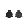 Transparent Plastic Cover Eyepiece Dust Cover(Pair Dia. 34mm), SKU MA02025121, three quarter front view