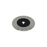 Microscope Stage Insert Plate, Metal Dia. 110mm for Metallurgical Microscopes, Silver, SKU MT05175251, three quarter front view