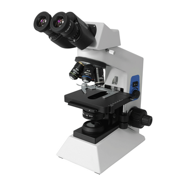 40X-1000X Biological Compound Laboratory Microscope, Binocular, Halogen Light, Infinite, SKU BM05070203, three quarter front view