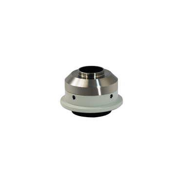 Nikon Compatible 0.35X Microscope Camera Coupler C-Mount Adapter 38mm, SKU CP29541101, three quarter front view