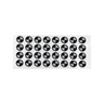 12mm Target Inner Diameter (ID) 10mm 3D scanning reflective markers, SKU CT20081401, three quarter front view
