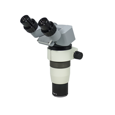 10-62.5X 10-62.5X 0-90° Binocular Parallel Zoom Microscope Body, SKU PZ02311121, three quarter front view