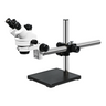 7X-45X Widefield Zoom Stereo Microscope, Trinocular, Single Arm Boom Stand (Siedentopf), SKU SZ02010431, three quarter front view
