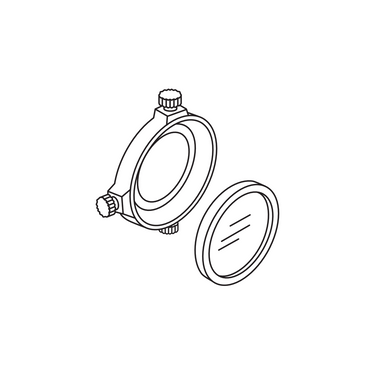 Simplified Polarizing Kit, SKU SCHOTT-KL-158.430, three quarter front view