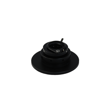 Darkfield Condenser for Stereo Microscope, Adjustable 95mm, SKU JM12062202, three quarter front view