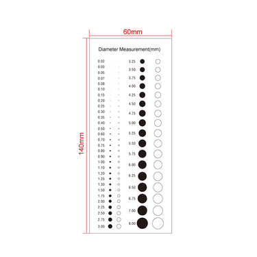 Comparison Test Gauge, SKU RT02420407, three quarter front view