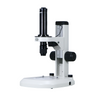 0.7-4.5X Track Stand LED Dual Illuminated Light Video Zoom Microscope, SKU MZ02120211, three quarter front view