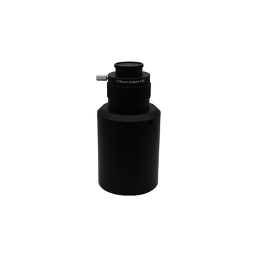 0.5X Adjustable Microscope Camera Coupler C-Mount Adapter 37mm, SKU MT05014141, three quarter front view