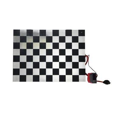 8-14μm/3-5μm/0.9-1.7μm Working Voltage 110-220VAC Black Grid Emissivity 0.9±0.05 Maximum Power 1000W FR4 Infrared Checkerboard Calibration Target (550x400mm 11x8), SKU CT20211201, three quarter front view