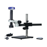 0.7-4.5X 8 Megapixels CMOS LED Light Ball Bearing Boom Stand Video Zoom Microscope, SKU MZ02120306, three quarter front view