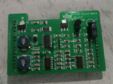 Replacement Circuit Board, SKU MV02011121-0001, three quarter front view