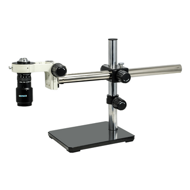 1-6X Boom Stand Video Zoom Microscope, SKU MZ02110401, three quarter front view