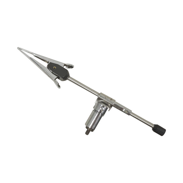 Microscope Jewel Gem Tweezers 3mm Mounting Size, SKU JM12012101, three quarter front view