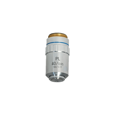 40X Plan Achromatic Microscope Objective Lens Working Distance 0.56mm, SKU BM14033531, three quarter front view