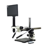 0.7-4.5X 2.0 Megapixels CMOS LED Light Boom Stand Video Zoom Microscope, SKU MZ02120405, three quarter front view