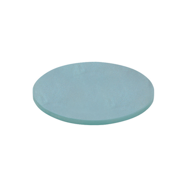 95mm Matte Glass Microscope Stage Plate (3 3/4 inch Diameter), SKU SA02141102, three quarter front view