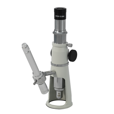 100X LED Portable Shop Field Inspection Measuring Microscope, SKU PM13010412, three quarter front view