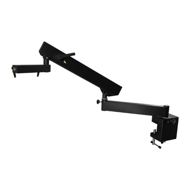 Microscope Flexible Articulating Arm, Clamp Stand, SKU ST02071201, three quarter front view