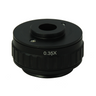 0.35X Adjustable Microscope Camera Coupler C-Mount Adapter 38mm, SKU SZ05036111, three quarter front view