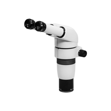 8-80X 8-80X 20° Binocular Parallel Zoom Microscope Body, SKU PZ17011321, three quarter front view