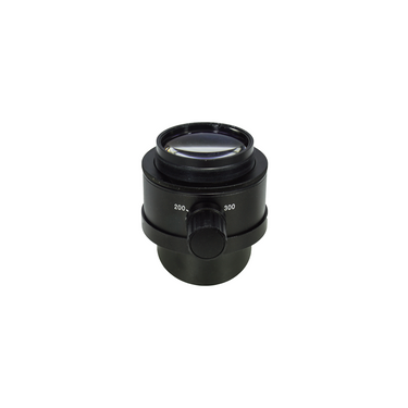 Objective Working Distance 200-300mm 0.83-1.25X Infinity Achromatic Adjustable Objective, SKU SM51014811, three quarter front view