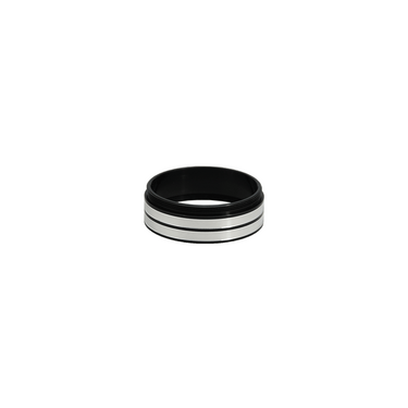 Metal Ring Light Adapter for Bausch & Lomb Microscopes, M38x0.75mm (No Cover Glass), SKU SZ04064911, three quarter front view