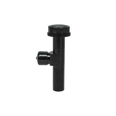 Objective Working Distance 65mm (2.559″) 1X Telecentric Objective Lens, SKU TL44120112, three quarter front view