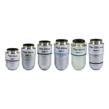 Plan Achromatic Objective, SKU BM02513031, three quarter front view