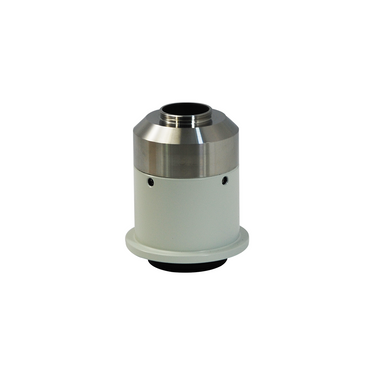 Nikon Compatible 0.7X Microscope Camera Coupler C-Mount Adapter 38mm, SKU CP29541401, three quarter front view