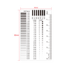 80mm/160 Div Comparison Test Gauge, SKU RT02420401, three quarter front view