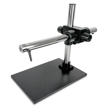 Horizontal Arm Length 544mm Vertical Post Height 384mm Boom Stand, SKU ST02051701, three quarter front view