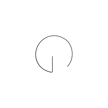 Pointer Outside Diameter Dia. 20mm Pointer, SKU EY02019211, three quarter front view
