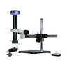 0.58-7X 8 Megapixels CMOS LED Light Boom Stand Video Zoom Microscope, SKU MZ02130406, three quarter front view