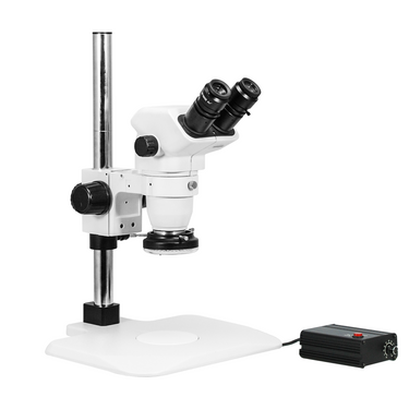 6.7-45X LED Light Post Stand Binocular Zoom Stereo Microscope SZ02060222