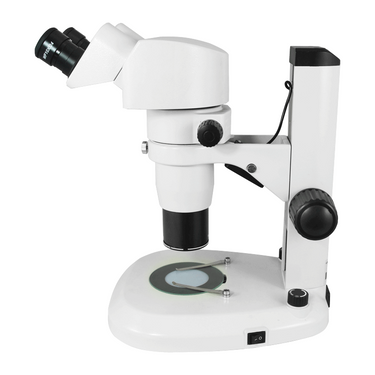 8X-50X Widefield Parallel Zoom Stereo Microscope, Binocular, Track Stand, LED Top and Bottom Light