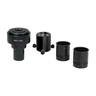 2X DSLR Digital Camera to Microscope Adapter Kit, C-Mount Coupler T-Mount Photomicroscopy Attachments, SKU CP02042003, three quarter front view