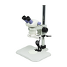 7-30X Post Stand Fluorescence Light Binocular Zoom Stereo Microscope, SKU SZ02080222, three quarter front view