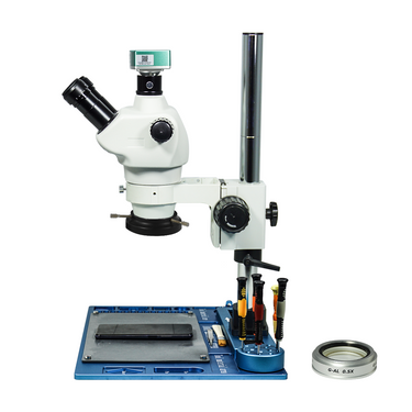 2.0 Megapixels 4-50X CMOS LED Light Post Stand Trinocular Zoom Stereo Microscope SZ02030272