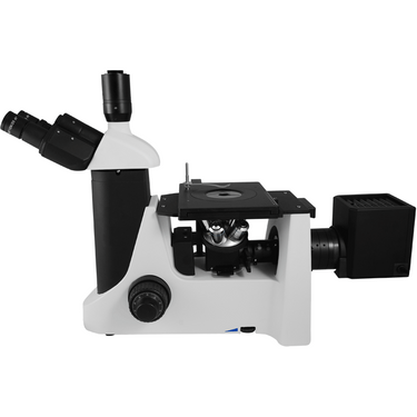 100X-800X Inverted Metallurgical Microscope, Trinocular, Halogen Light, Bright Field + Polarizing Kit