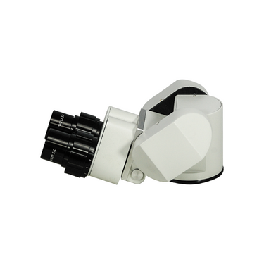 Eyepiece Field of View Dia. 18mm 0-90° Stereo Binocular Head, SKU SM51032521, three quarter front view