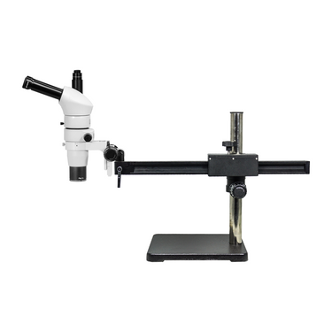 8-65X Ball Bearing Boom Stand Trinocular Parallel Zoom Stereo Microscope PZ02080232